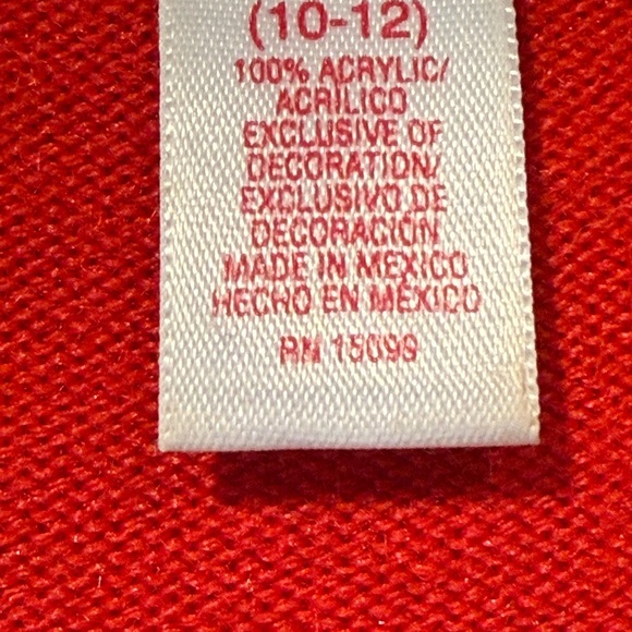 Wish for Joy cardigan sweater size.with snowmen on it.
Christmas Red Size Med - Picture 6 of 6